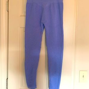 Blue booty lifting leggings